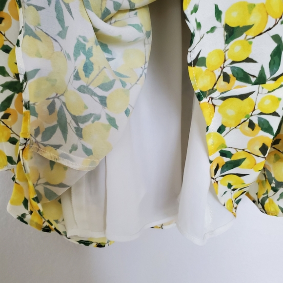 NWT Parker Blouse With Lemon Print in XS - Picture 8 of 12